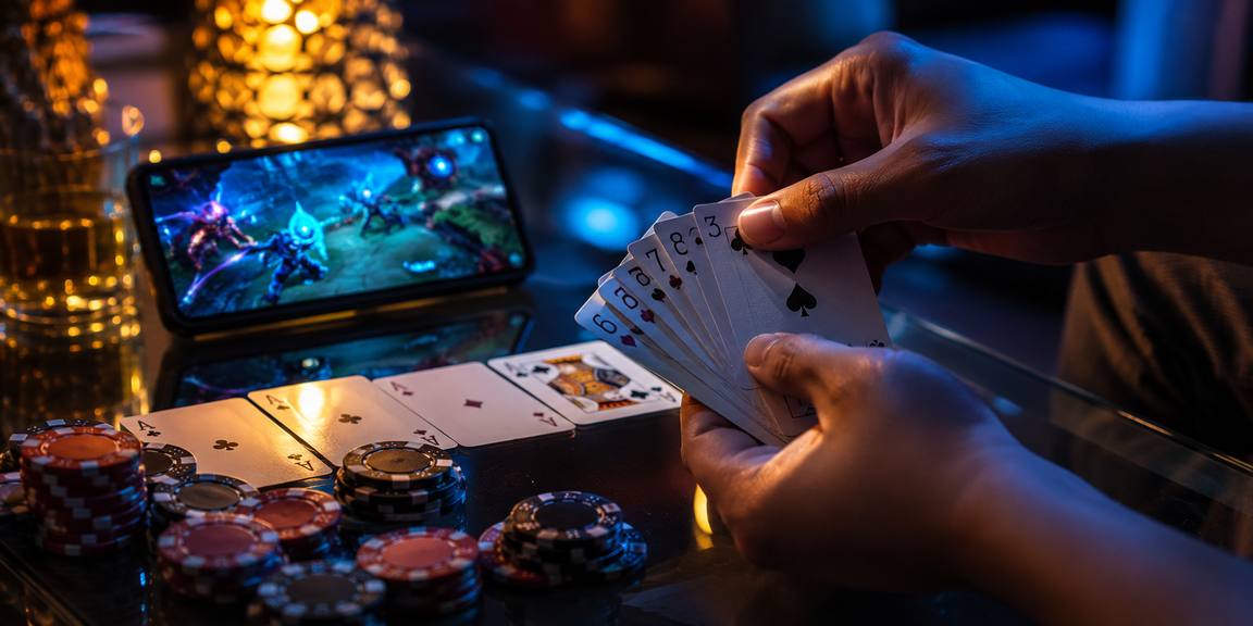 Không khí game bài neon sôi động tại sòng bài Việt Nam